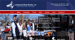 Desktop Screenshot of lockwoodboatworks.com