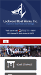 Mobile Screenshot of lockwoodboatworks.com